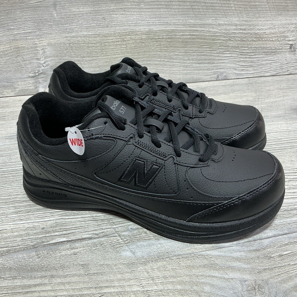 New Balance 577 WW577BK Black Running Walking Work Shoes Sneakers Women's 9.5 D
